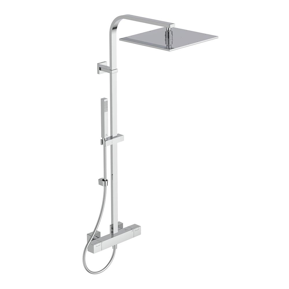 Ideal Standard Ceratherm C100 313mm x 1122mm Chrome Square Shower System