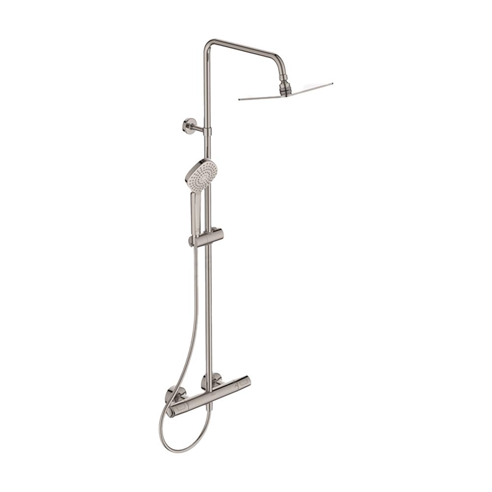 Ideal Standard Ceratherm T100 325mm x 1117mm Chrome Square Dual Shower System
