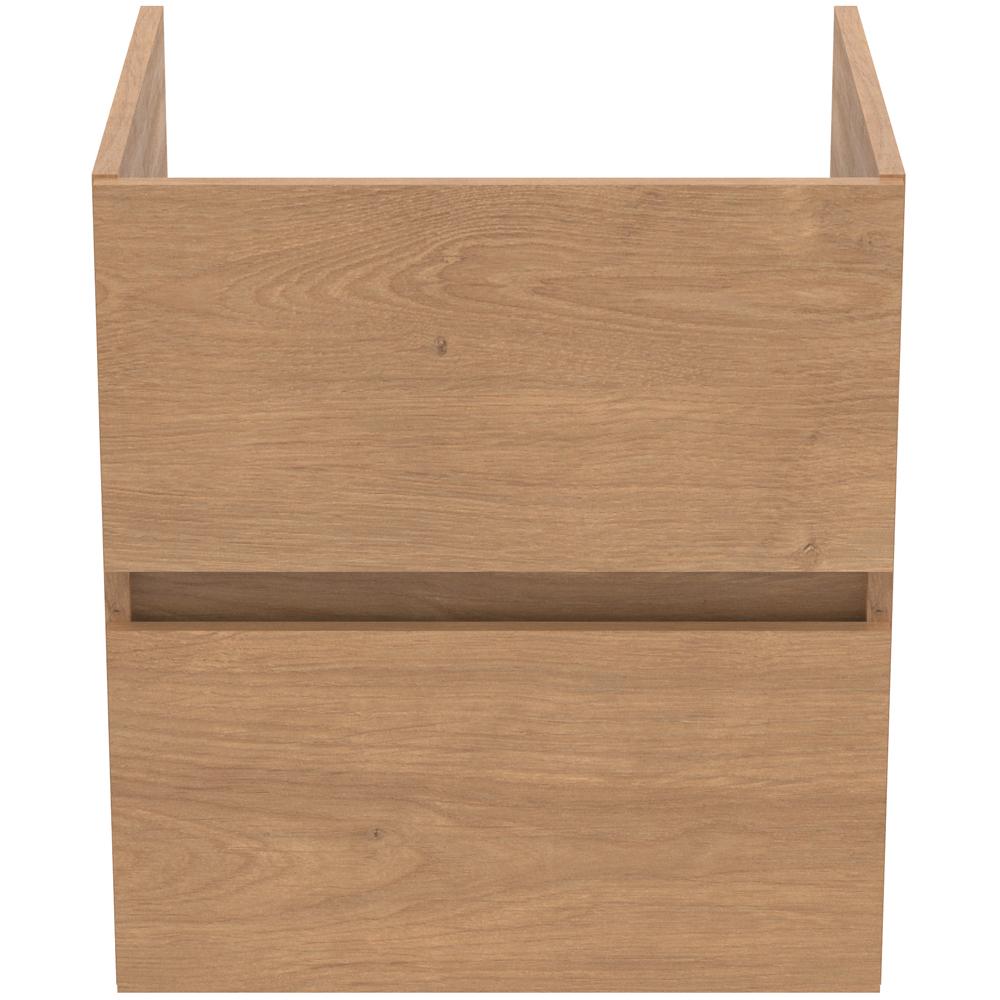 Ideal Standard Eurovit+ 2 Drawer Wall Hung Natural Oak Vanity Unit