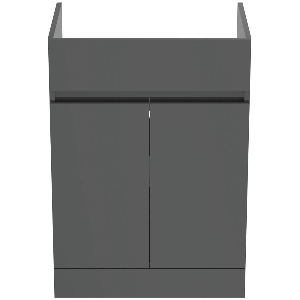 Ideal Standard Eurovit+ 600mm 2 Door Wall Hung Mid Grey Vanity Unit