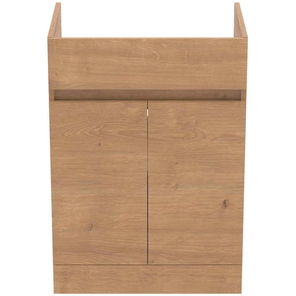 Ideal Standard Eurovit+ 600mm 2 Door Wall Hung Natural Oak Vanity Unit