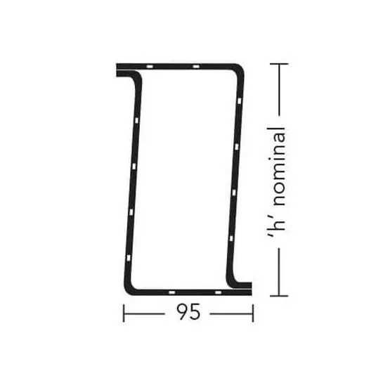Ig Box IG BOX-100 Standard Duty 140mm High Box Steel Lintel - 2700mm | BRICK ...
