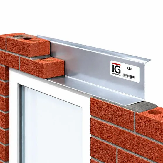 Eng Lintel IG L10 Standard Duty Single Leaf Steel Lintel - 2400mm | Insulation ...
