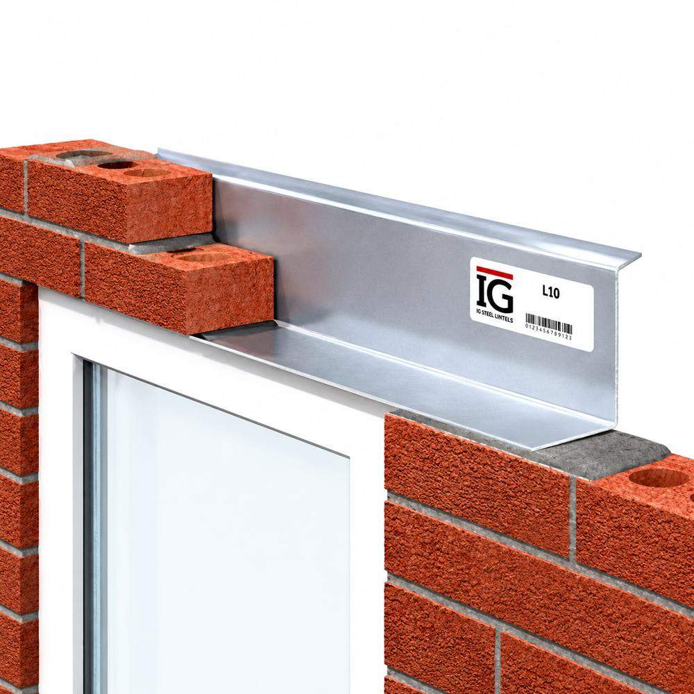 Ig Lintels Silver Ig L10 Standard Duty Single Leaf Steel Lintel - 1200Mm