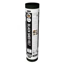 IKO Black Mineral Shed Roofing Felt Roll - 10m x 1m