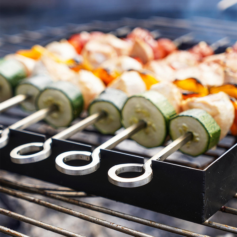 ivyline colorado outdoor stainless steel skewer set primary