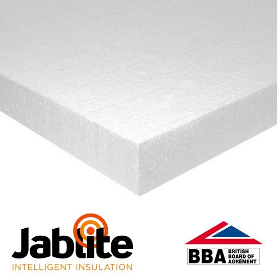 Jablite Jabfloor 70 Polystyrene EPS Insulation Board 100mm x 2.4m x 1.2m