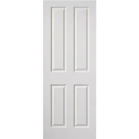 JB Kind Canterbury Moulded Grained White Primed Internal Door