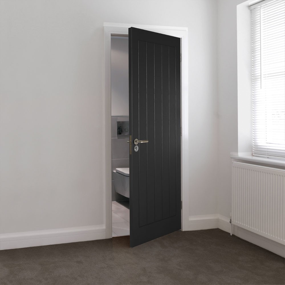 JB Kind Cottage Black Fully Finished Internal Door 3