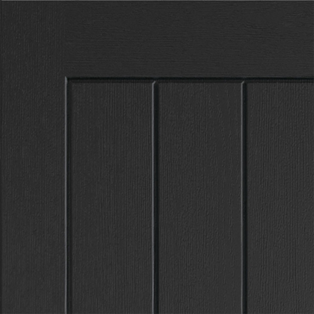 JB Kind Cottage Black Fully Finished Internal FD30 Fire Door 1