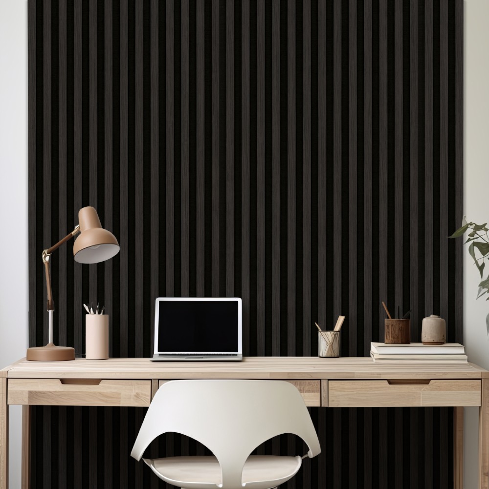 JB Kind Dark Grey Laminate Acoustic Wall Panel - 2400mm x 600mm x 21mm