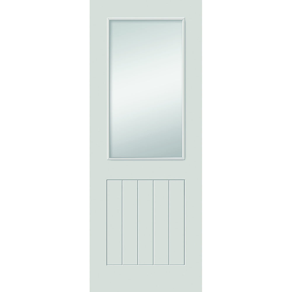 JB Kind Thames Cottage White Primed Clear Glass Internal Door Primary