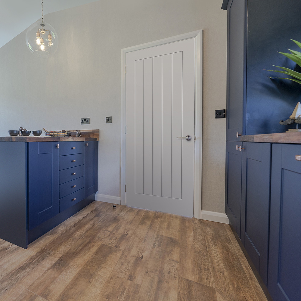 JB Kind Thames Cottage White Primed Internal Door Secondary 3