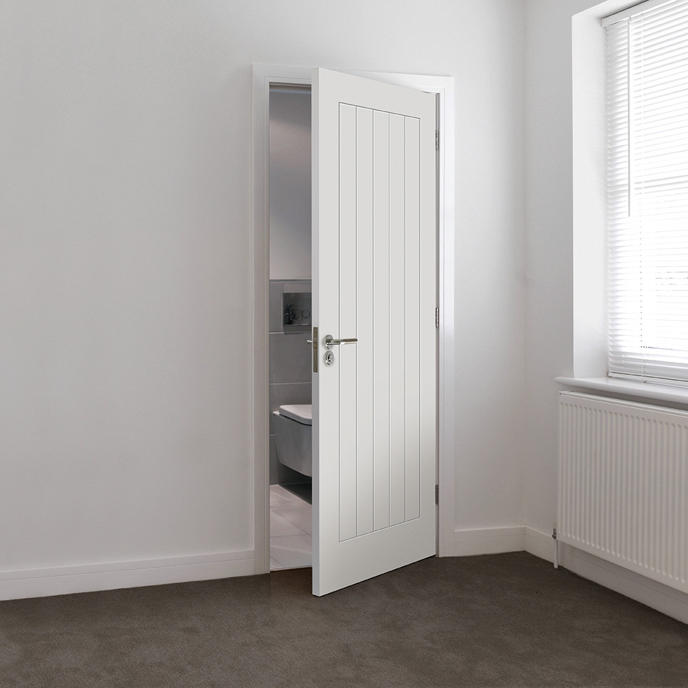 JB Kind Thames Cottage White Primed Internal Door Secondary 4