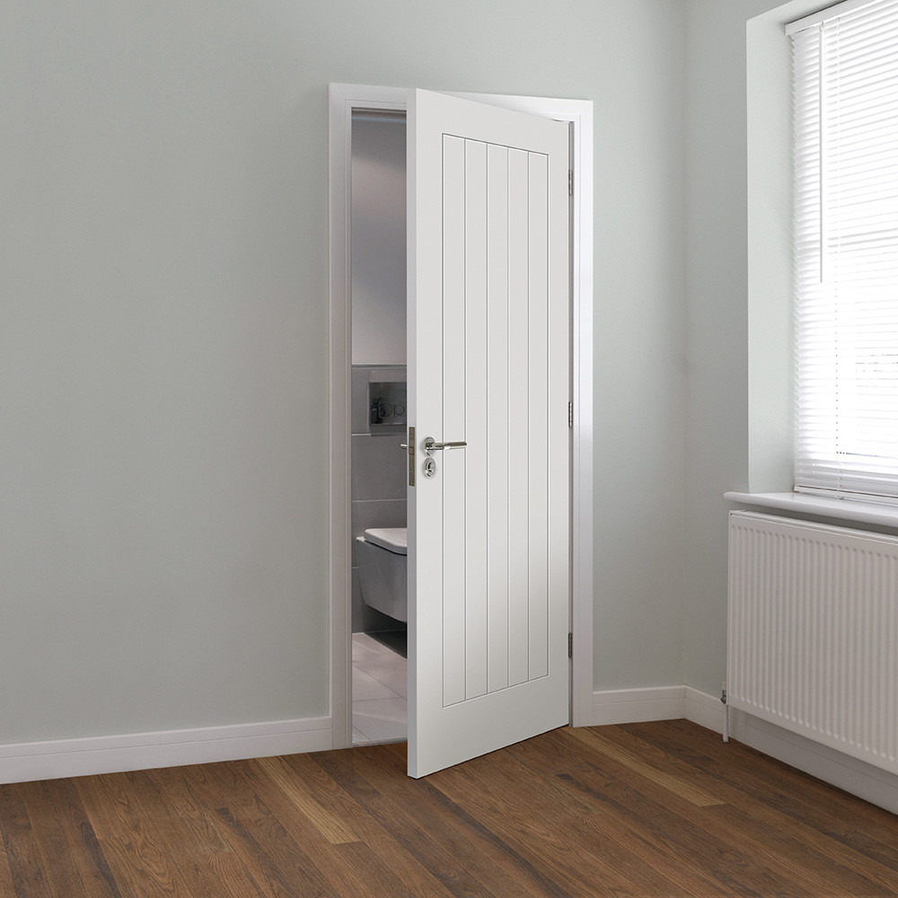 JB Kind Thames Cottage White Primed Internal Door Secondary 6
