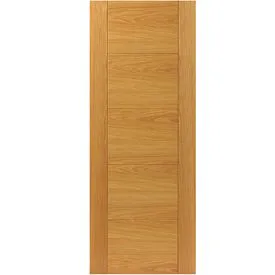 JB Kind Tigris Grooved Fully Finished Oak Internal Flush Door