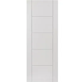 JB Kind Tigris Grooved Fully Finished White Internal Ladder Door