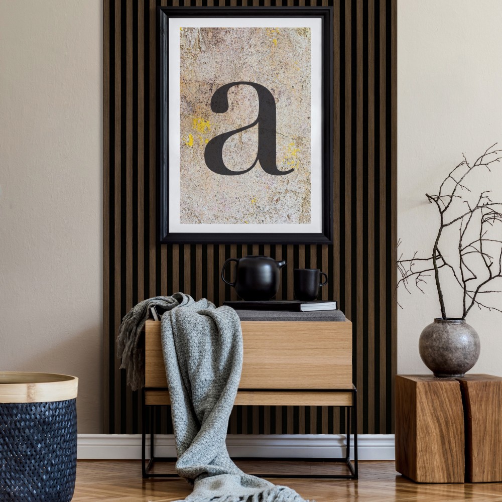 JB Kind Walnut Laminate Acoustic Wall Panel - 2400mm x 600mm x 21mm