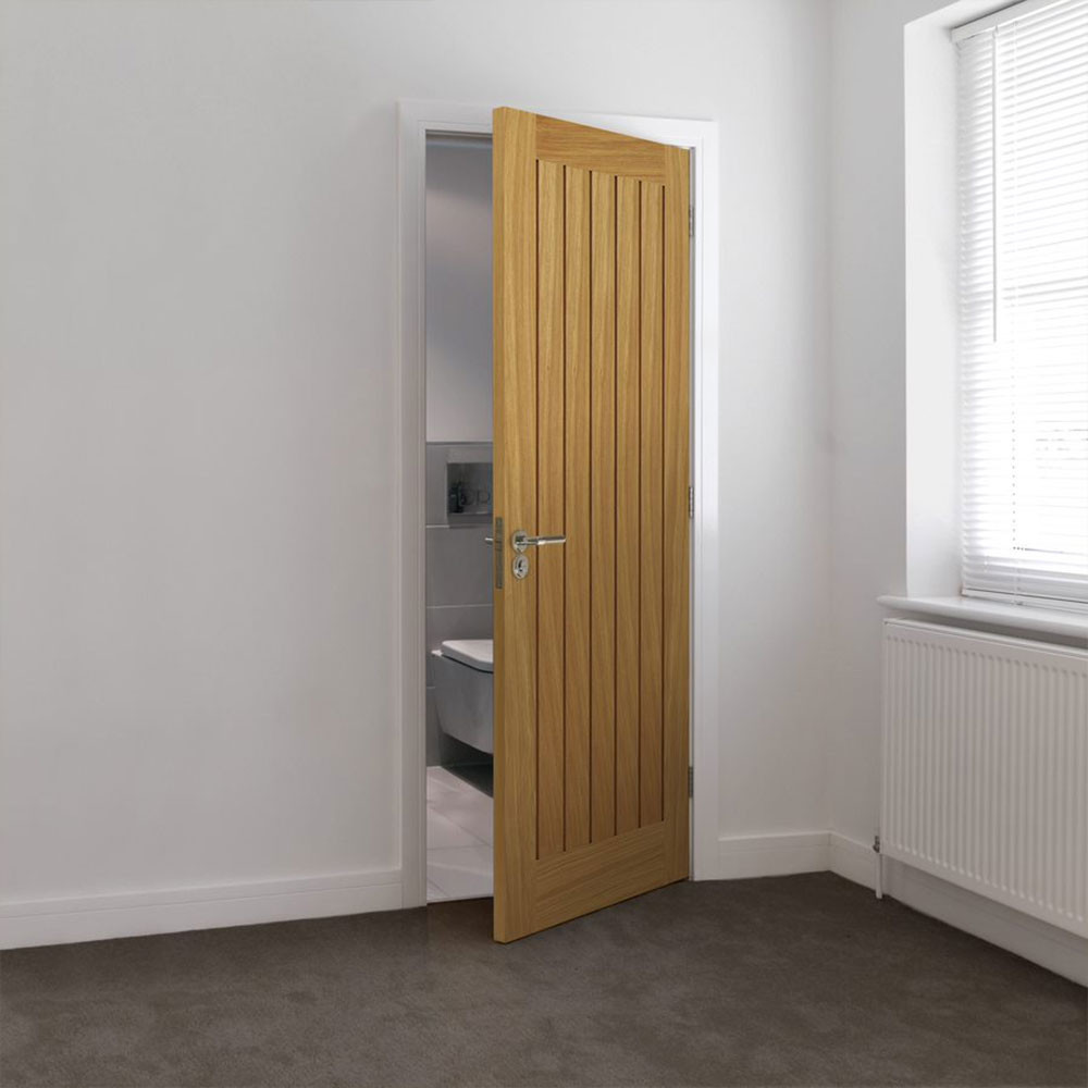 jb kind yoxall oak cottage internal door white room lifestyle