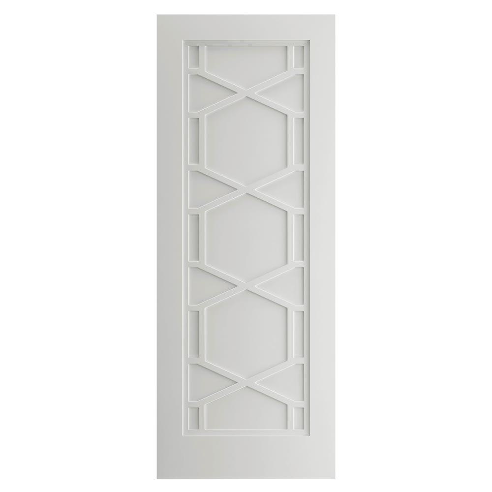 JB Kind Quartz Retro White Primed  Internal Door