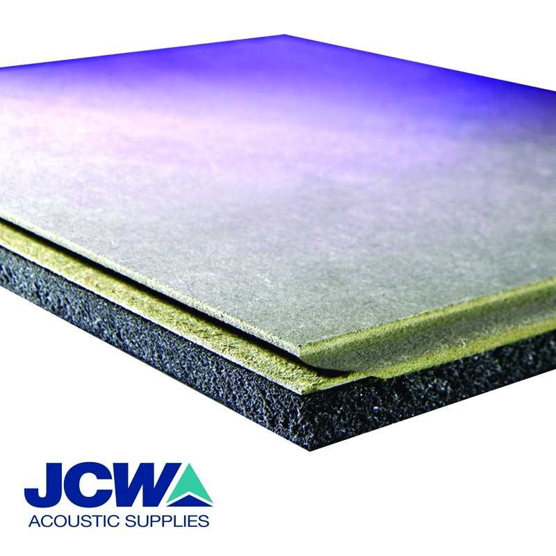 JCW Acoustic Deck 19 Slimline MDF Overlay Insulation Board - 1.2m x 600mm x 19mm