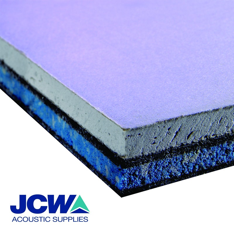 JCW Acoustic Silent Board Acoustic Wall Liner 27.5mm x 1200mm x 1200mm