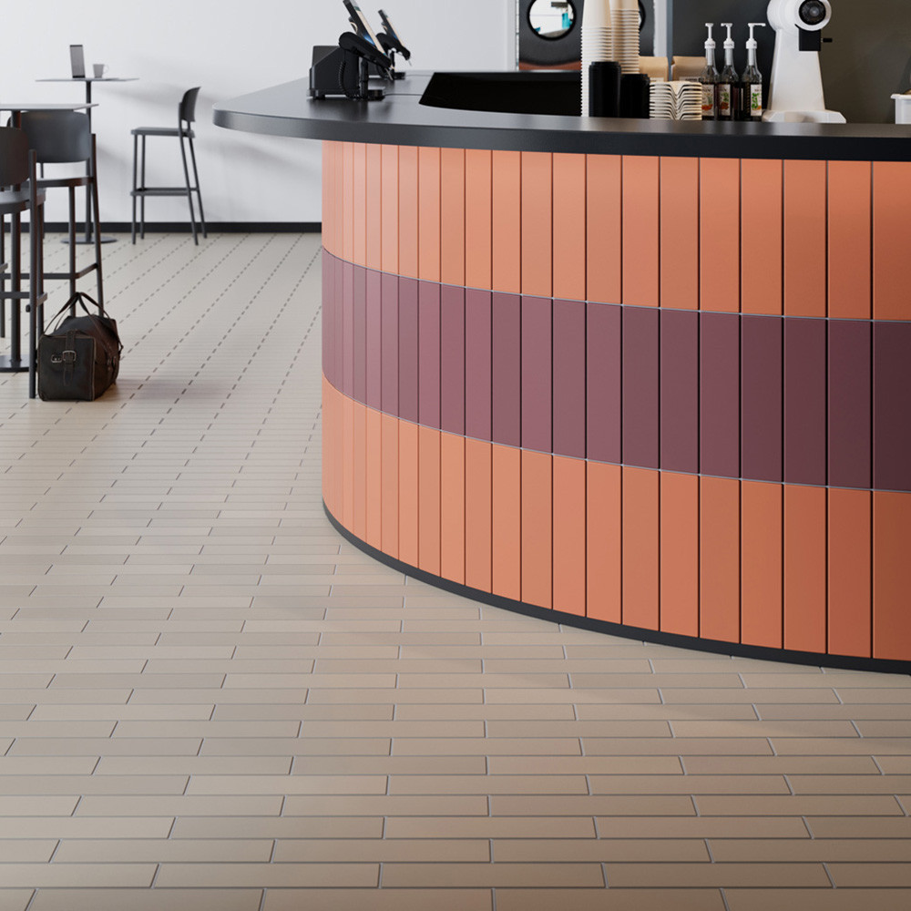 Verso Burnt Orange Natural Glazed Medium Porcelain Wall Tiles Tile