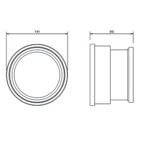 JTM Supersleve Clay Adaptor - Brown