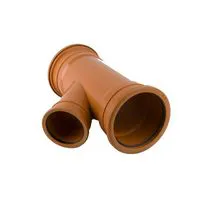 JTM Underground Drainage Pipe Triple Socket Unequal Y Junction 160mm x 110mm