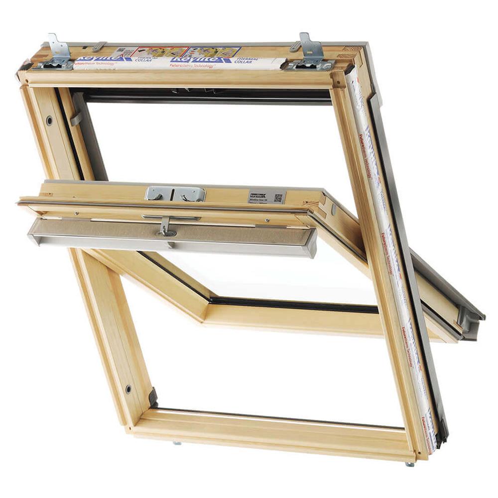 Keylite Pine Centre Pivot Roof Window