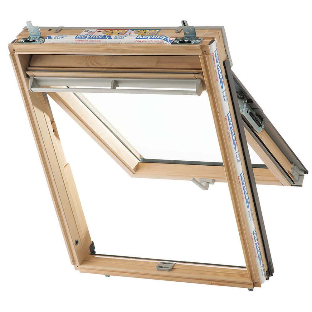 Keylite Pine Top Hung Roof Window