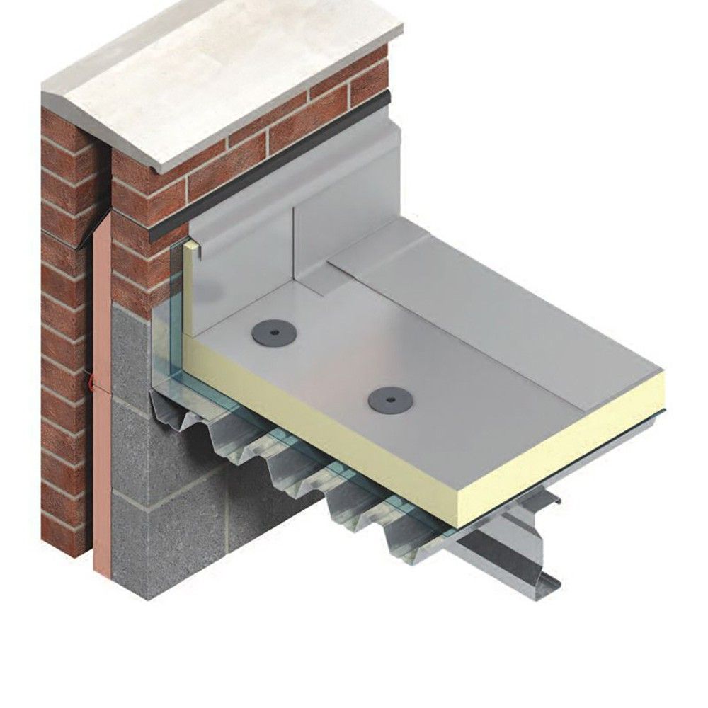 Product image for Kingspan Thermaroof TR26 PIR Flat Roof Insulation Board 2400 X 1200 X 120mm - Pack of 2 Sheets