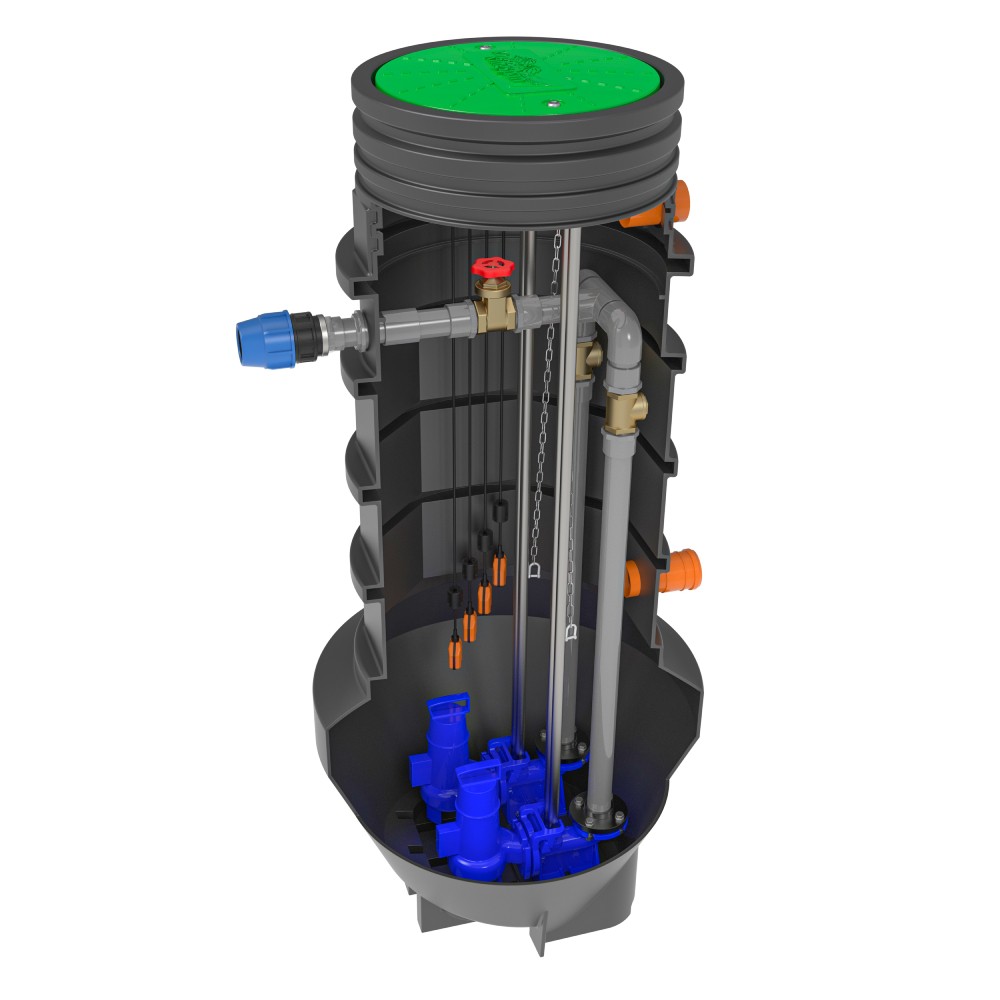 Klargester Hillmaster Malvern Sewage Pump Station