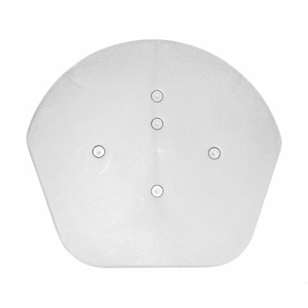 Klober Pack of 2 Half Round Ridge End Cap - White