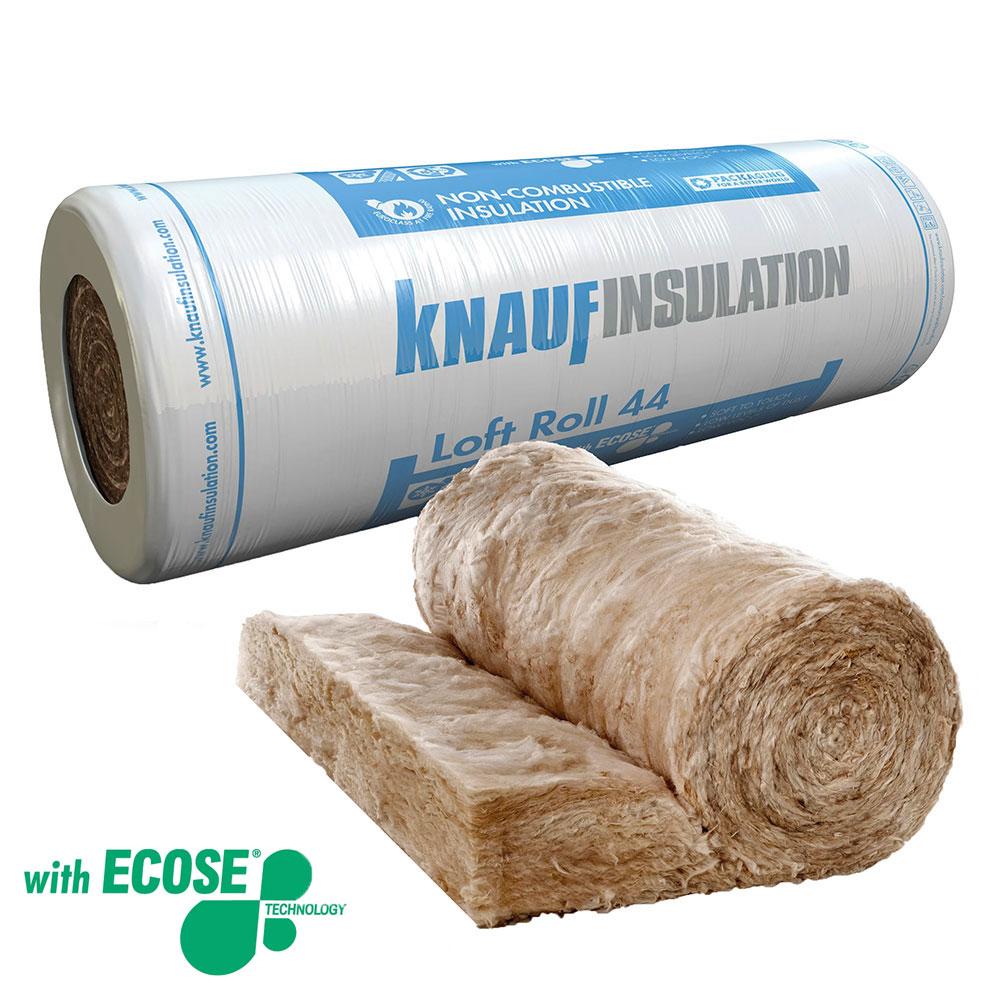 Knauf Insulation Loft Roll 44 Combi cut