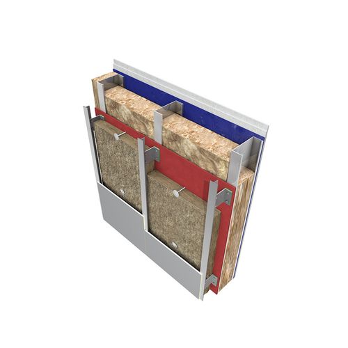 Knauf Rocksilk RainScreen Slab Rock Mineral Wool Insulation - 1200 x ...