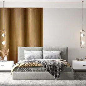 Kraus Easy Living Almond Acoustic Wall Panel - 600mm x 2400mm