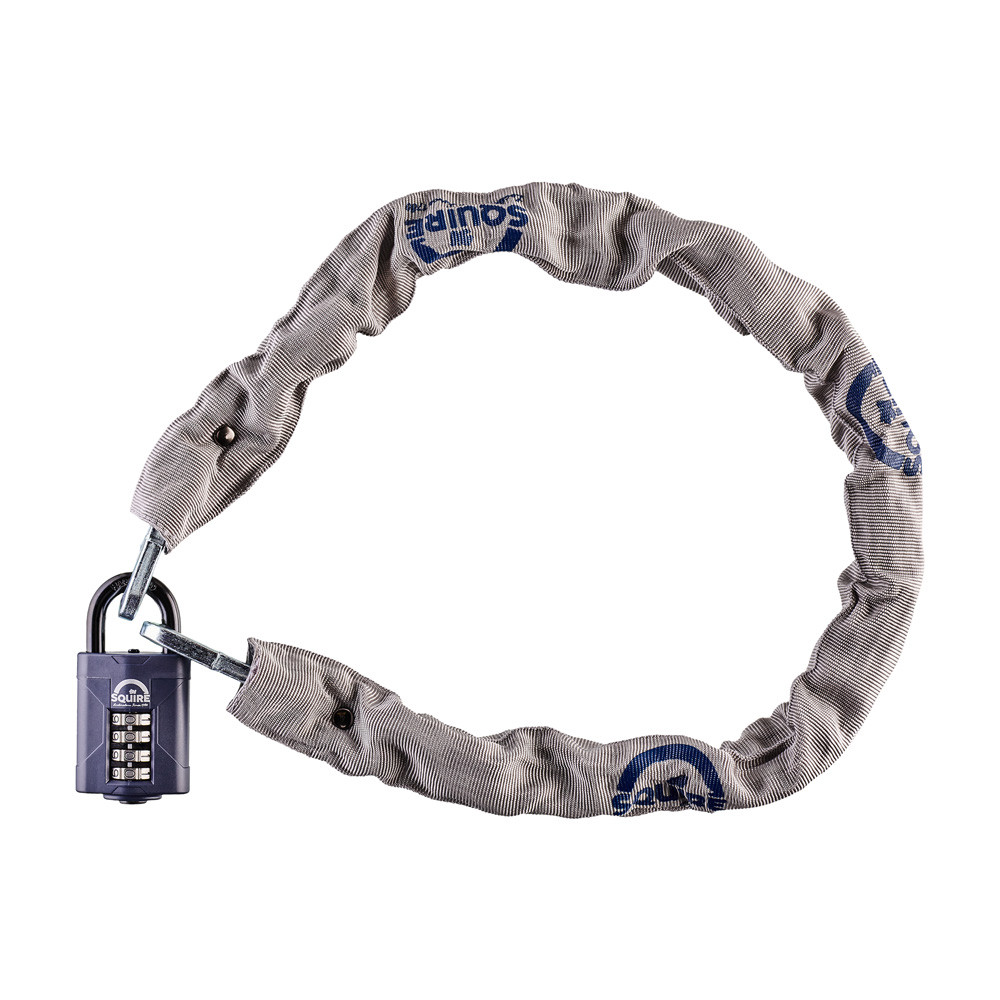 Laminated Lock with Hardened Steel Square Link Chain