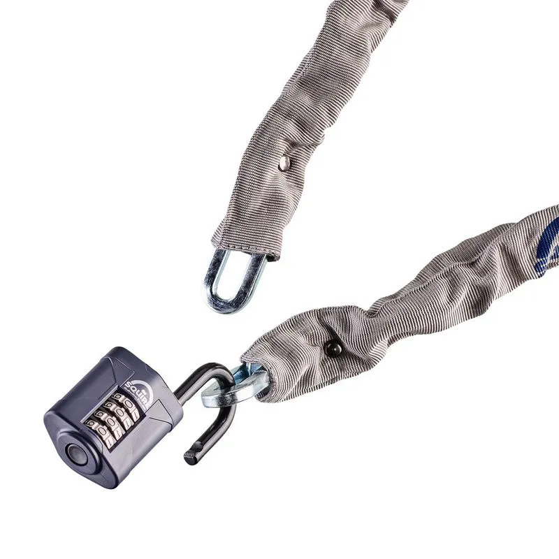Attachable Lock Link Laminated Lock with Hardened Steel Square Link Chain | Drainage Superstore®