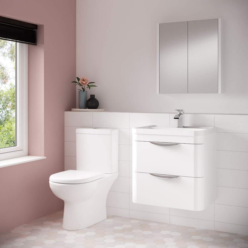 Nuie White Lawton 380Mm X 835Mm X 660Mm Close Coupled Wc China