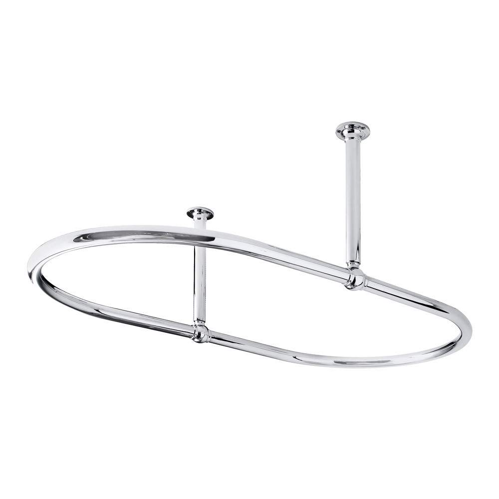 Hudson Reed Silver Chrome Full Shower Ring Stainless Steel