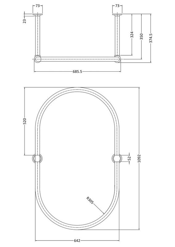 Hudson Reed Chrome Full Shower Ring Plumbing Superstore®