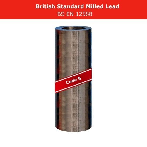 Lead Code 5 - 1.6m x 3m Roofing Lead Flashing Roll