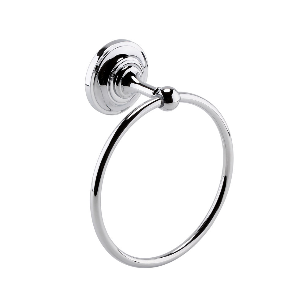 Hudson Reed Chrome Towel Ring