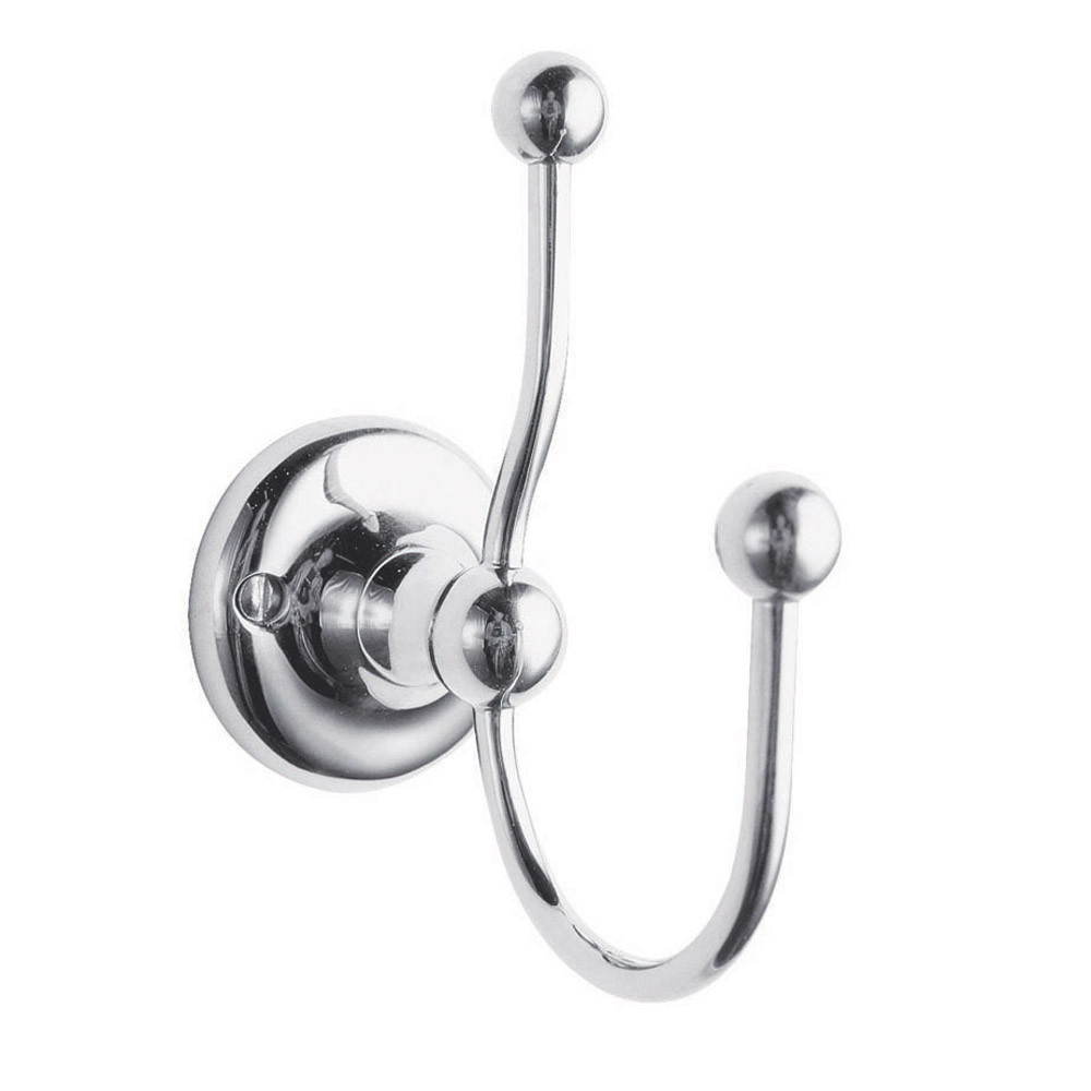 Hudson Reed Chrome Double Robe Hook