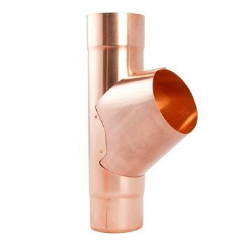 Lindab Copper Adjustable Downpipe Branch 