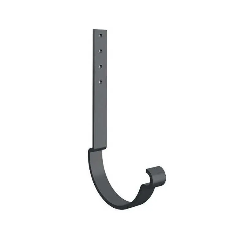 Round Bar Rafter Lindab 100mm Half Round Rafter Bracket - Anthracite Grey | Drainage ...