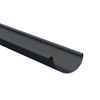 Lindab 100mm Half Round Gutter - Anthracite Grey