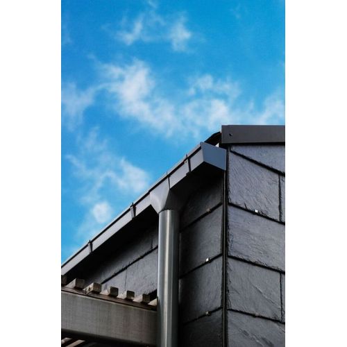 Lindab Magestic 140mm Rectangular Galvanised Steel Gutter | Drainage ...