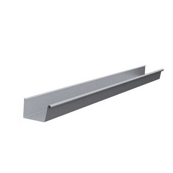 Lindab Magestic 140mm Rectangular Galvanised Steel Gutter | Roofing ...